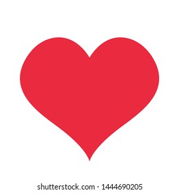 "Vector heart icon on white background.Love emblem.Graphic design in the concept of love.Vector love symbol for Valentine's Day.Vector illustration."