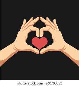Vector heart illustration