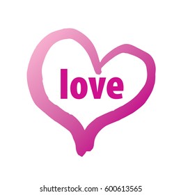 Vector heart logo