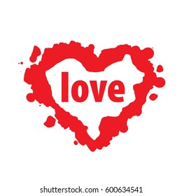 Vector heart logo
