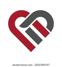 Vector Heart logo Design template