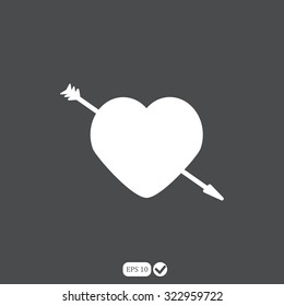 Vector heart, love
