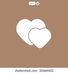 Vector heart, love
