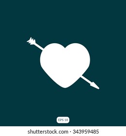 Vector heart, love