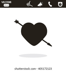 Vector heart, love
