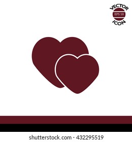 Vector heart, love