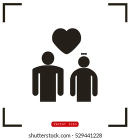 Vector heart, love