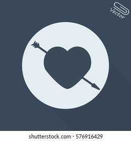 Vector heart, love