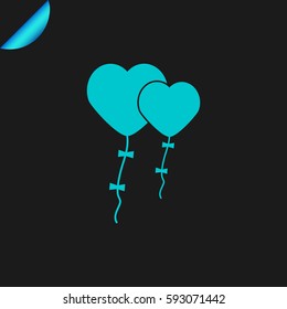 Vector heart, love
