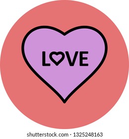  Vector Heart Love Icon