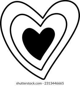 vector, heart, love, icon, symbol, background, valentine, romantic, shape, graphic, design, set, illustration,