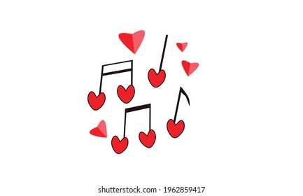 Vector of heart love for you.