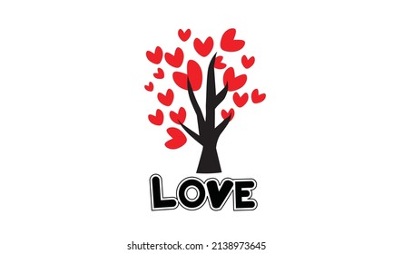Vector of heart love for you.