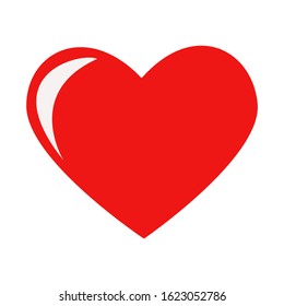 Vector heart of outline hand drawn heart icon. Illustration for your graphic design.