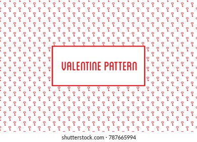 Vector heart pattern. Design of hand drawn hearts for St. Valentine's day.