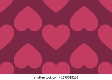 Vector of heart seamless background design