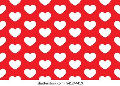 Vector of heart seamless background design.