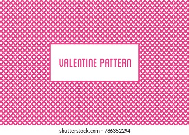 Vector heart seamless pattern. St Valentine red background of hearts hand drawn art icons. Design for Valentines day greeting love card.