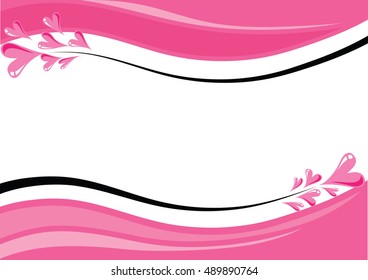 vector heart shape background