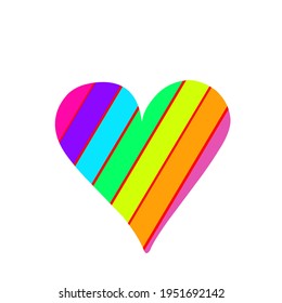 vector heart shape symbol design. and a heart shape logo. suitable for vanlentine.