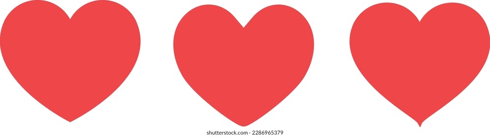 Vector heart shape symbol design, a Heart love vector. images of hearts valentine cards heart love vectors. symbol of illustration of love designed. Red lovely vector.Romantic graphics love hearts