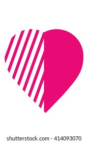 vector heart shape symbol design