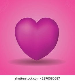 Vector heart shape that can be easily edited, love concept festival of love