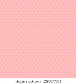 vector heart shapes. simple pink background. valentines seamless pattern. wedding texture. textile paint. repetitive background. fabric swatch. wrapping paper