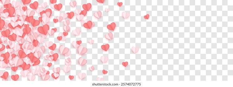 Vector heart stickers, cute love symbol. Cute love illustration for Happy Women's, Mother's, Valentine's Day and Birthday. Realistic romantic emoji. Vector illustration isolated on png