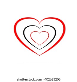 Vector  heart symbol.