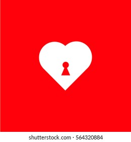 Vector heart. Valentines day