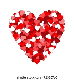 Vector Heart Valentines Day Illustration Stock Vector (Royalty Free ...
