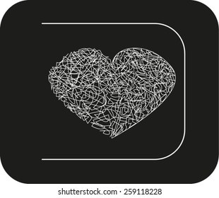 vector heartbroken