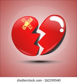 vector heartbroken 