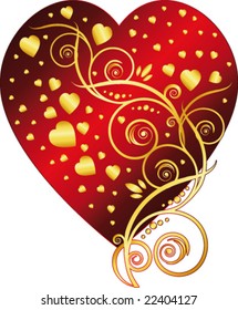 Corazones vectoriales