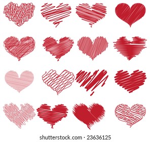 Vector hearts