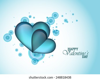 Vector hearts background for valentine's day 