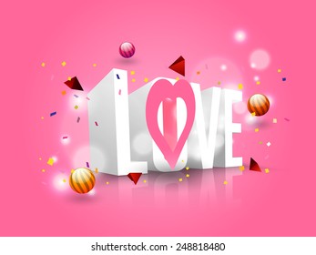 Vector hearts background for valentine's day 