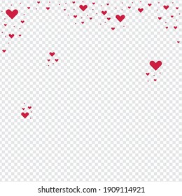 Vector hearts confetti. Concept love, valentine.