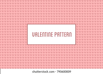 Vector hearts and flowers pattern. Design of hand drawn objects for St. Valentine's day, wedding