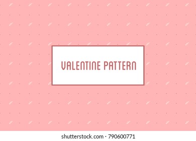 Vector hearts and flowers pattern. Design of hand drawn objects for St. Valentine's day, wedding