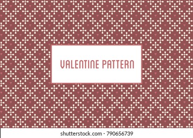 Vector hearts and flowers pattern. Design of hand drawn objects for St. Valentine's day, wedding