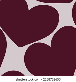 Vector hearts pattern background. Perfect for fabric, scrapbooking, wallpaper projects.