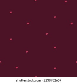 Vector hearts pattern background. Perfect for fabric, scrapbooking, wallpaper projects.