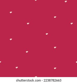 Vector hearts pattern background. Perfect for fabric, scrapbooking, wallpaper projects.