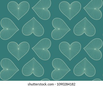 Vector Hearts. Seamless heart pattern. Vector illustration.
