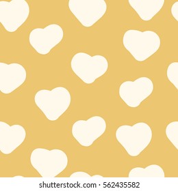 Vector hearts seamless pattern 