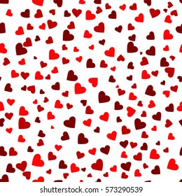 vector hearts. seamless pattern. heart background
