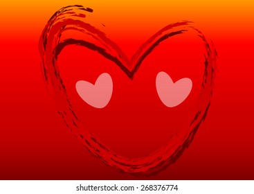 Vector hearts set