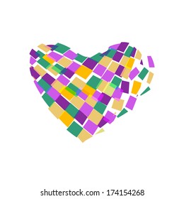 Vector hearts  for wedding and valentine design 